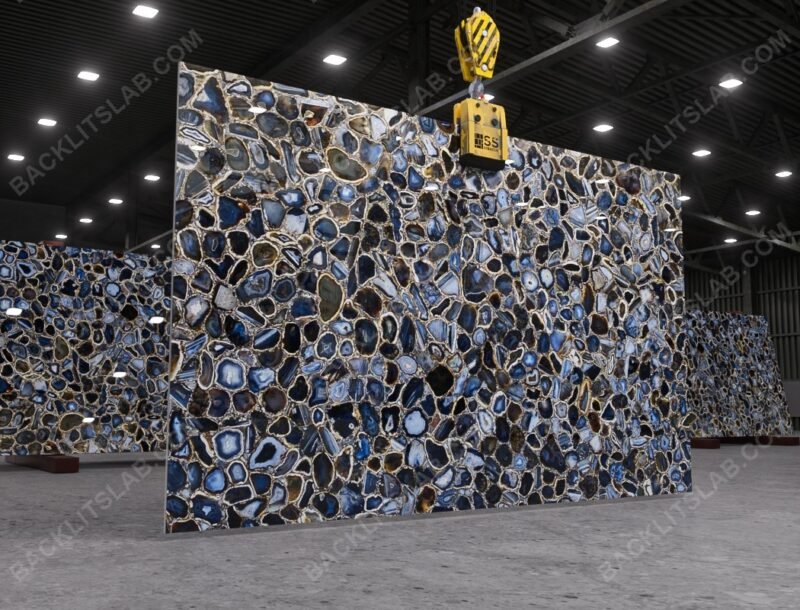Black Agate Slab