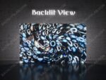 Blue Agate Spiral Backlit Slab