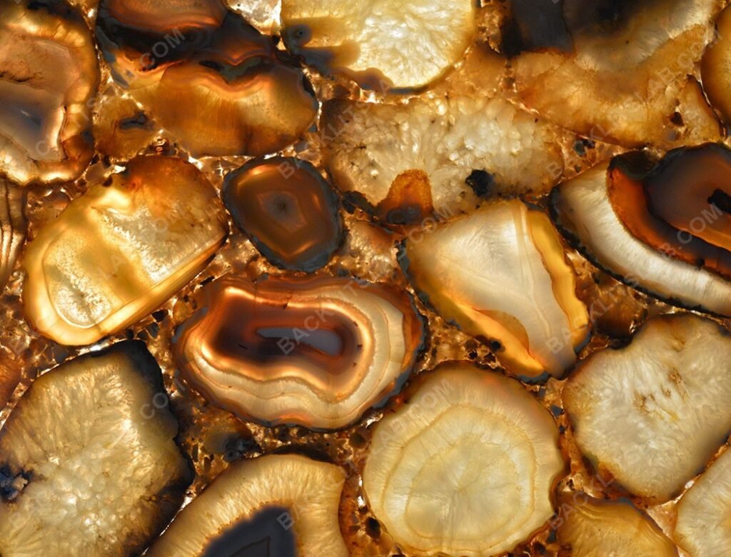 Buy Brown Agate Backlit Slab - Best Price Online - Global Delivery