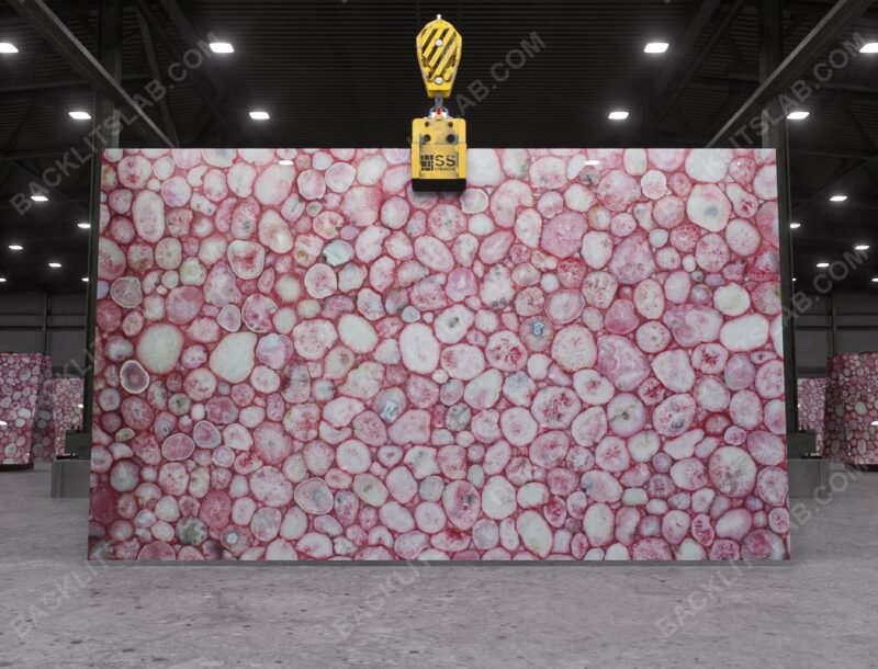 Fuchsia Agate Backlit Slab