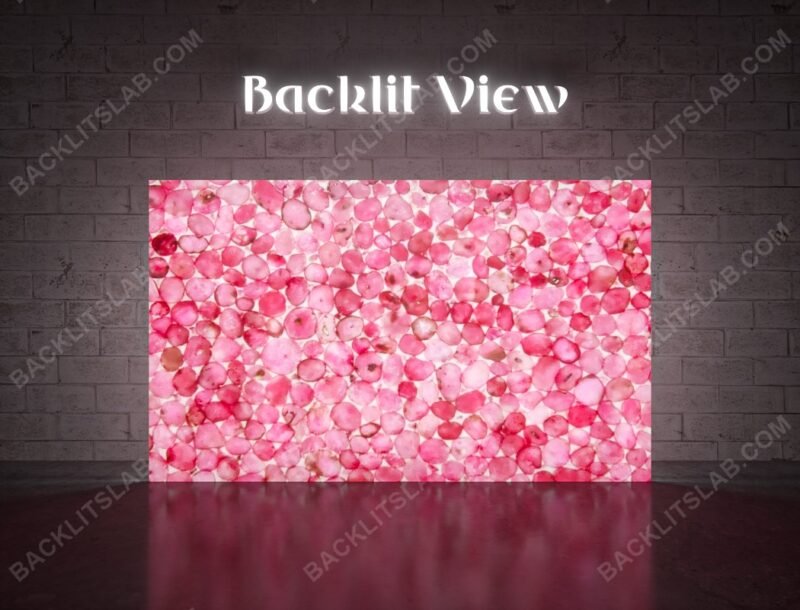 Fuchsia Agate Backlit Slab