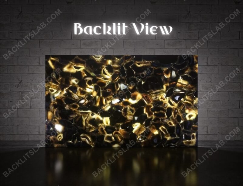 Grey Agate Backlit Slab