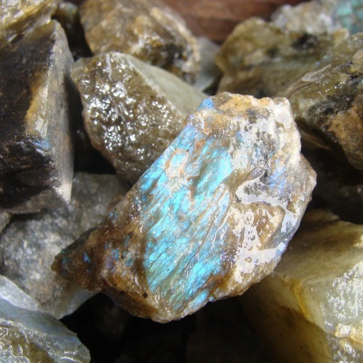 Labradorite Gemstone Rough Stone