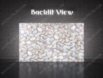 White Agate Golden Fill Backlit Slab