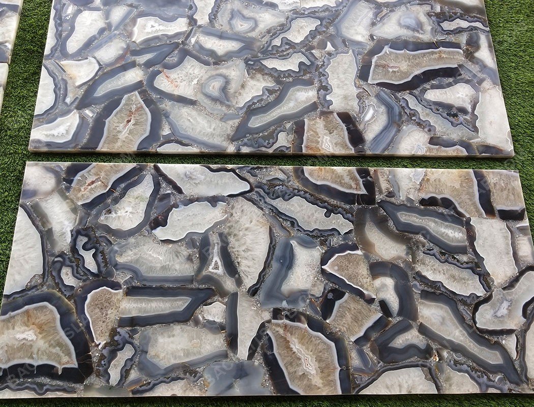 Wild Gray Agate Custom Size Countertop
